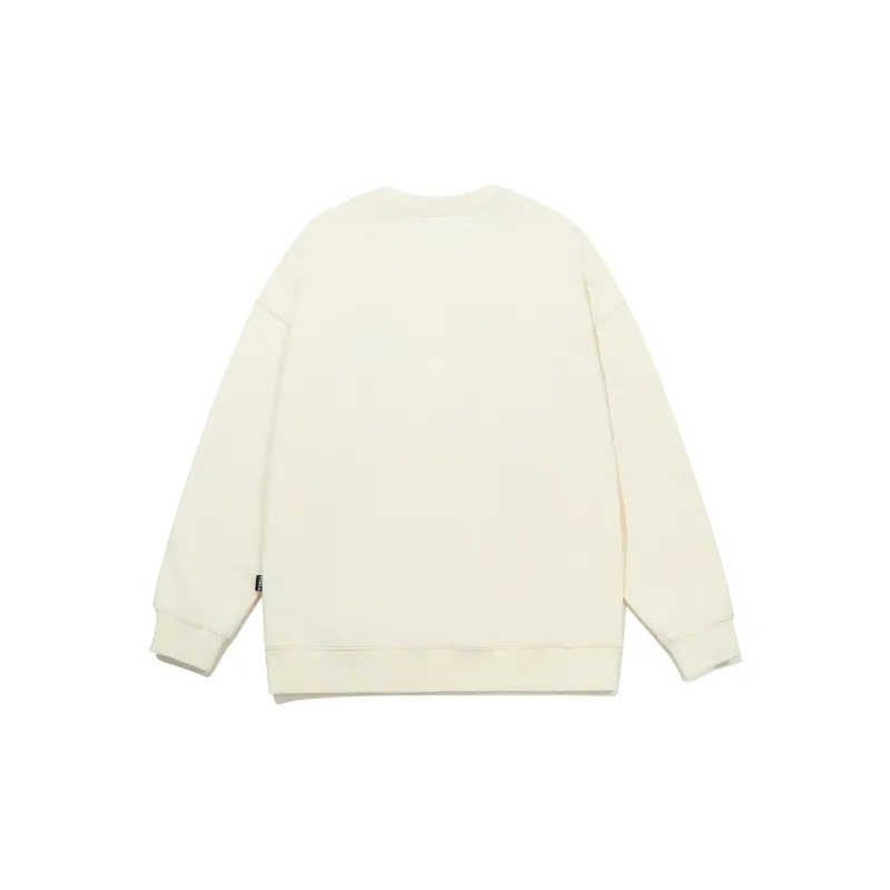 Guuka Hook and Loop Loose Fit Sweatshirt With Drop Shoulder Unisex-5