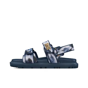 DIOR DiorAct One Strap Sandals Women's Blue