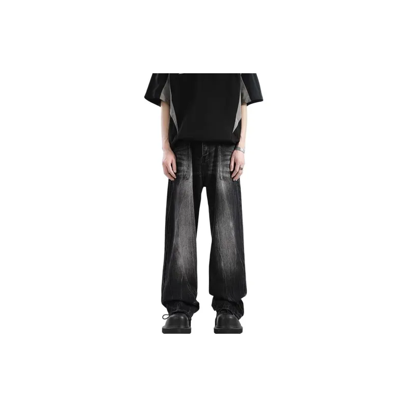 MGXEK Jeans Unisex Black-1
