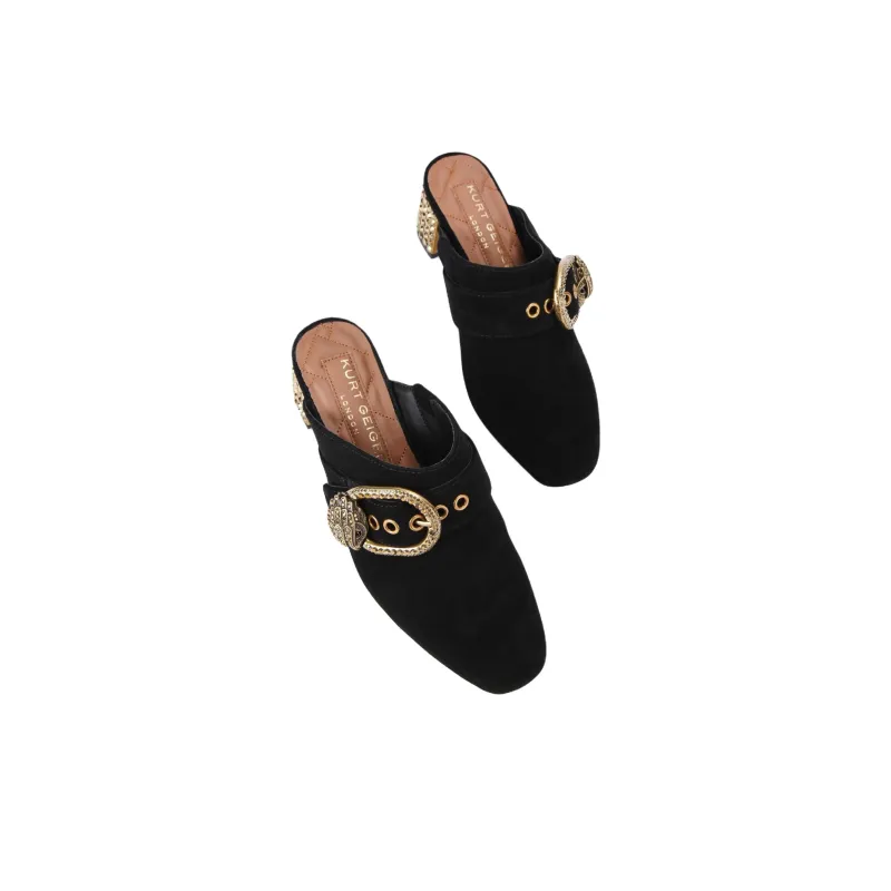 Kurt Geiger London Slip-Resistant Closed Toe Slippers 5.8cm Women's Black-4