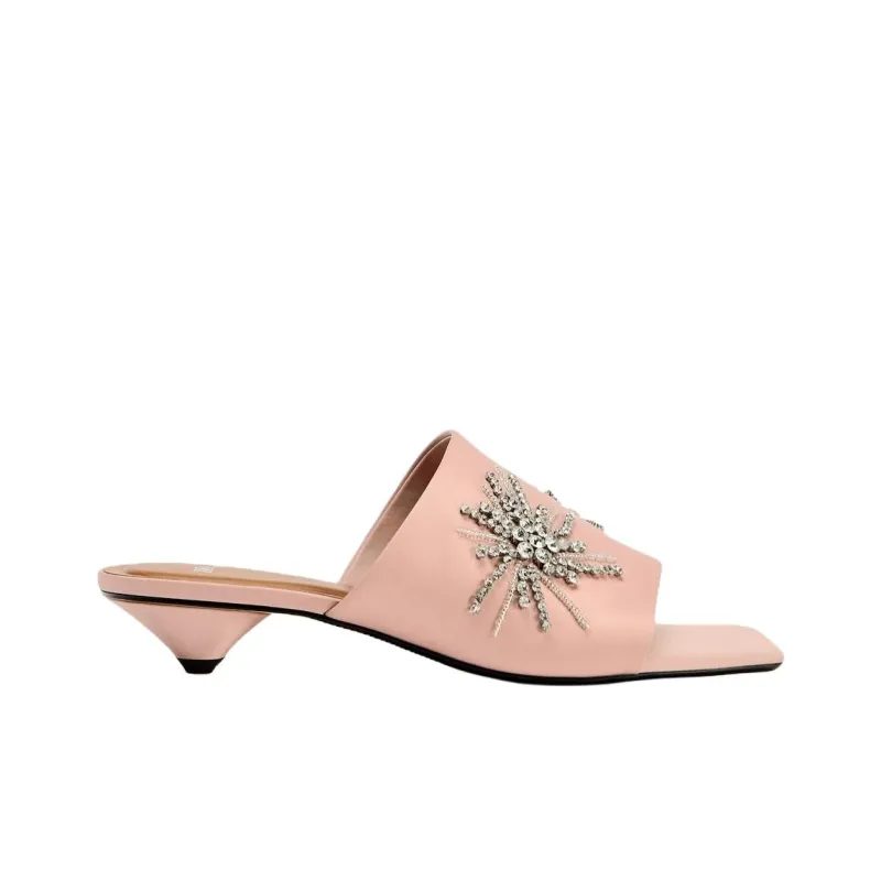 ZARA Slide Slippers Women's Pink-1