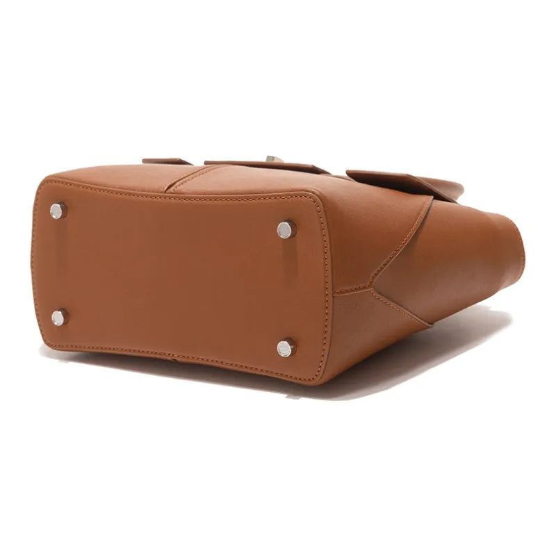 GXFMOD Genuine Leather One Shoulder Handbag Regular Women's Brown-2