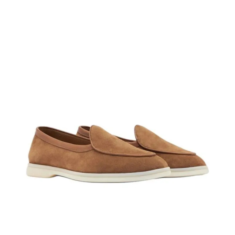 SCAROSSO Livio Almond Toe Loafers-2