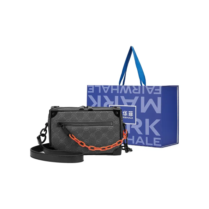 FAIRWHALE PVC Shoulder Bag Crossbody Bag Chain Bag Unisex-51