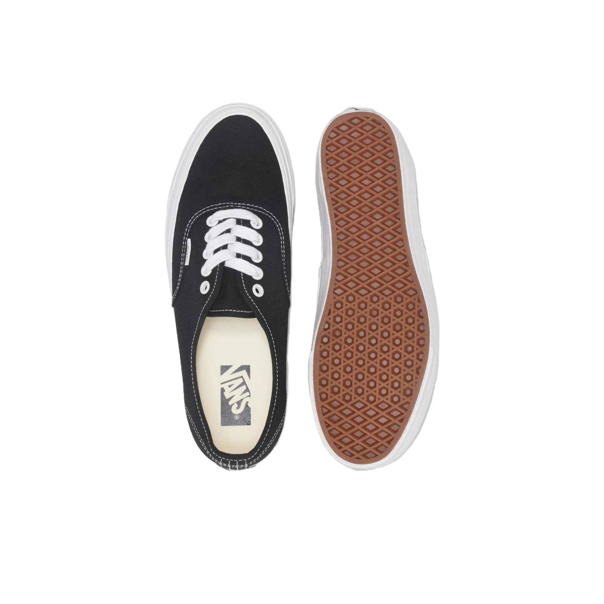 【VANS】Authentic Reissue 44 スニーカー ☆24cm〜31cm New Vans Authentic Reissue 44 Black/Marshmallow Sneakers Low
