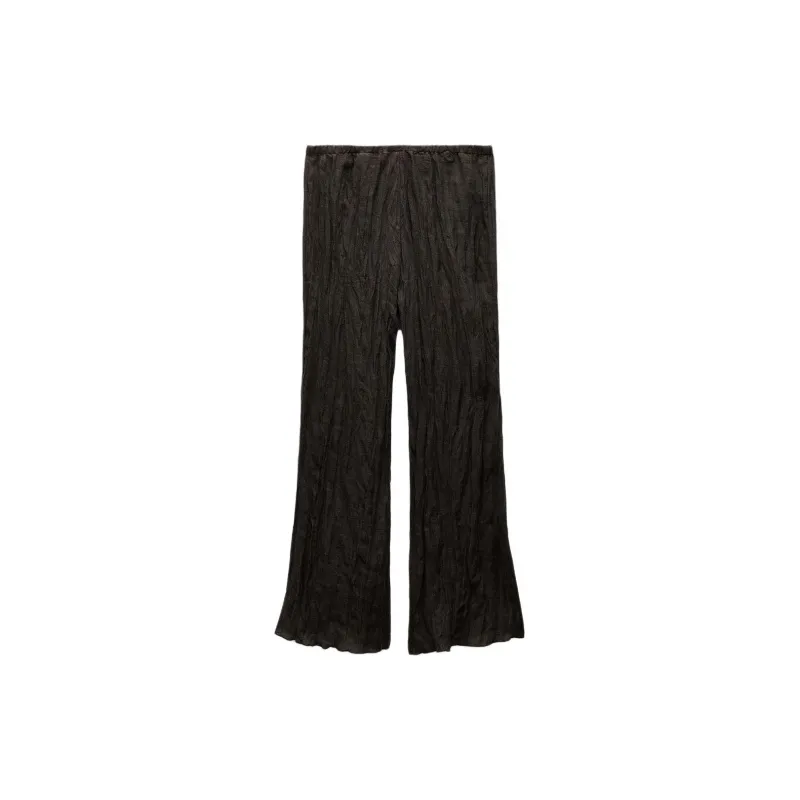ZARA ZW Series Casual Pants Women's Brown-1