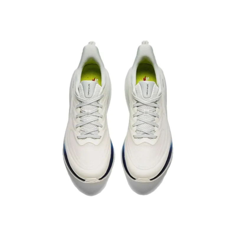 Sprandi Wear resistant And Lightweight Low Top Running Shoes Men's White Gray Green-3