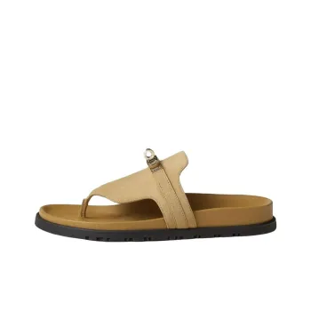 HERMES Empire Flip Flops Women's Yellow