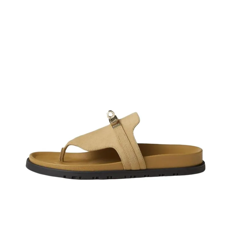 HERMES Empire Flip Flops Women's Yellow-0