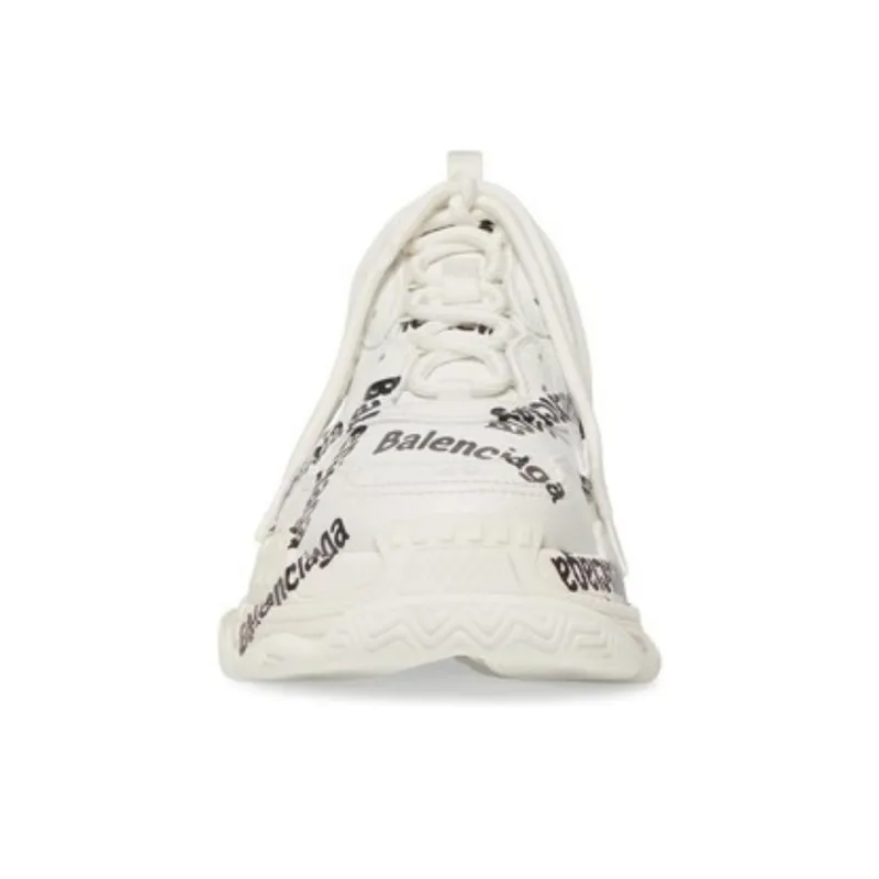 Balenciaga Triple S 'Logotype   White' Women's-3