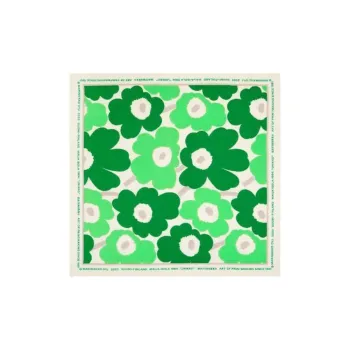 Marimekko Cotton Silk Scarves Women's Green
