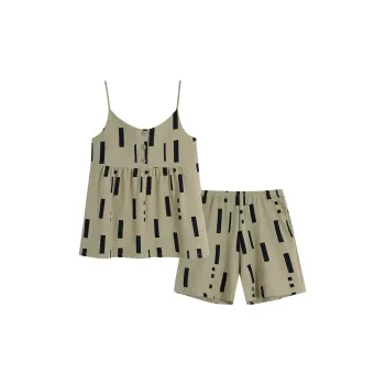 MIIOW Cool One Summer Series Pajama Set Women's Olive Green