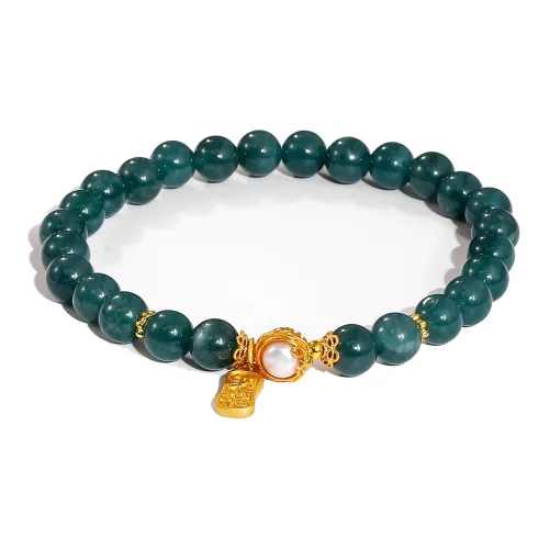 Zheng Baifu Bean Type Jadeite Rings Unisex