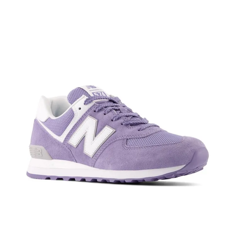 New Balance 574 Violet White-2