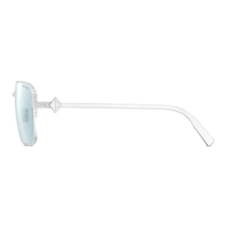 DIOR Metal Aviator Sunglasses Men's Silver-2