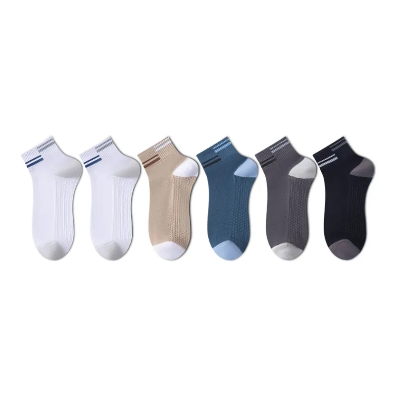MIIOW Mid Calf Socks Men's 6 Pack-7