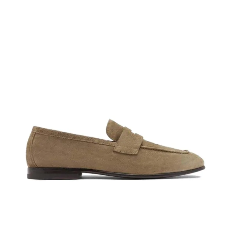 SCAROSSO Gregory Almond Toe Loafers-1