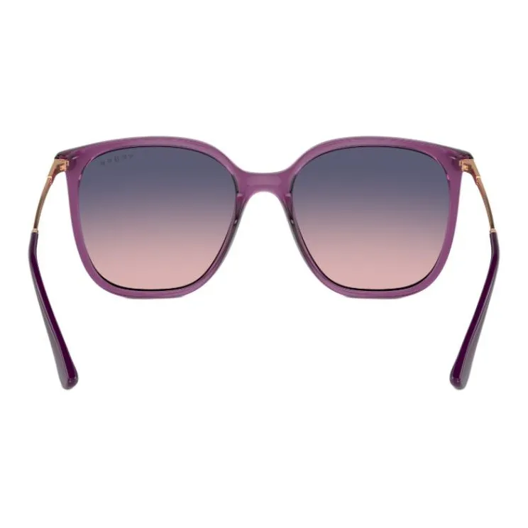 VOGUE Nylon Square Sunglasses Women's Purple-3