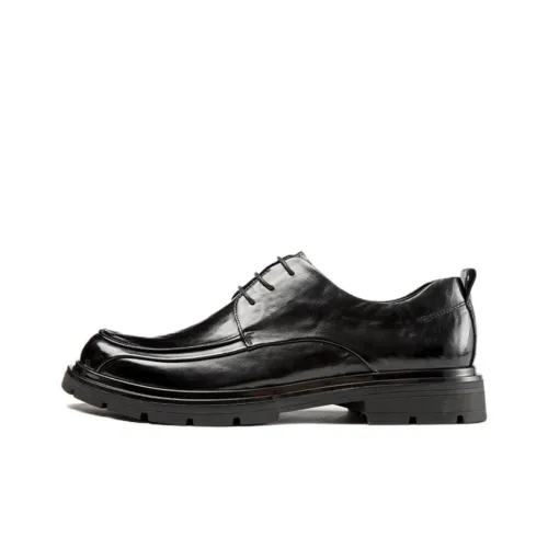 AOKANG Dress Shoes Men Low-Top