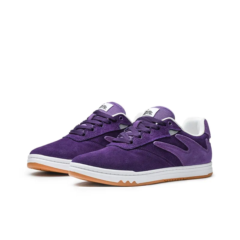GOLUCK Ant Collection Box Low Top Skateboard Shoes Unisex Violet-2