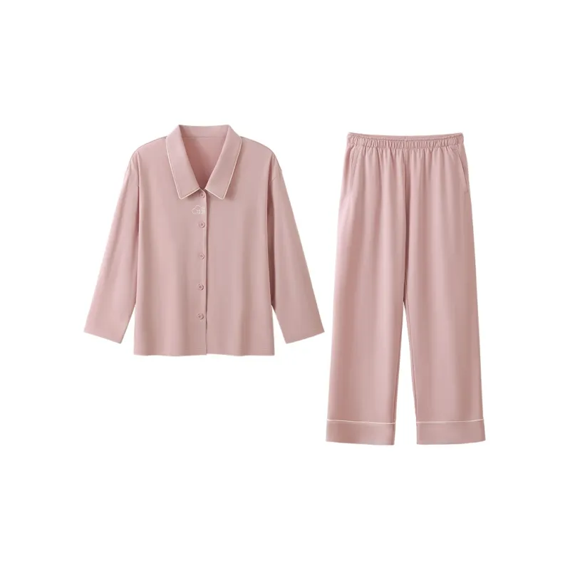 JINGYUN Pajama Set Fall Women's-4