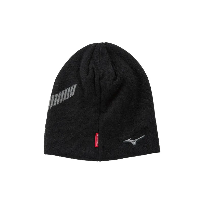 Mizuno Acrylic Polyester Synthetic Fiber Beanies Men's Black-1