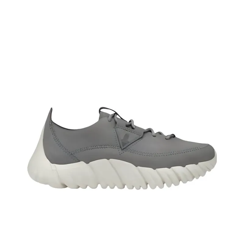 Clarks Cushioning Low Top Casual Shoes Men's Gray-1