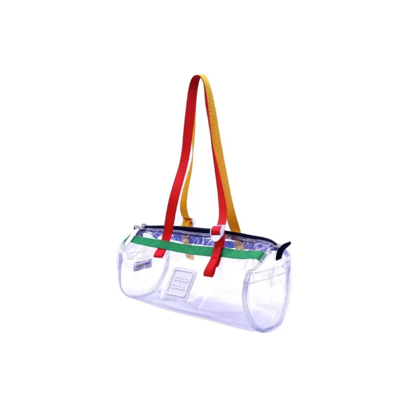 CILOCALA PVC Handbag Shoulder Bag Small Size Women's Transparent-2