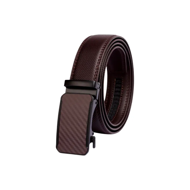 Emperor Penguin Automatic Buckle Soft Comfortable Cow Split Leather Belts Men's Width Regular 2 4cm-3