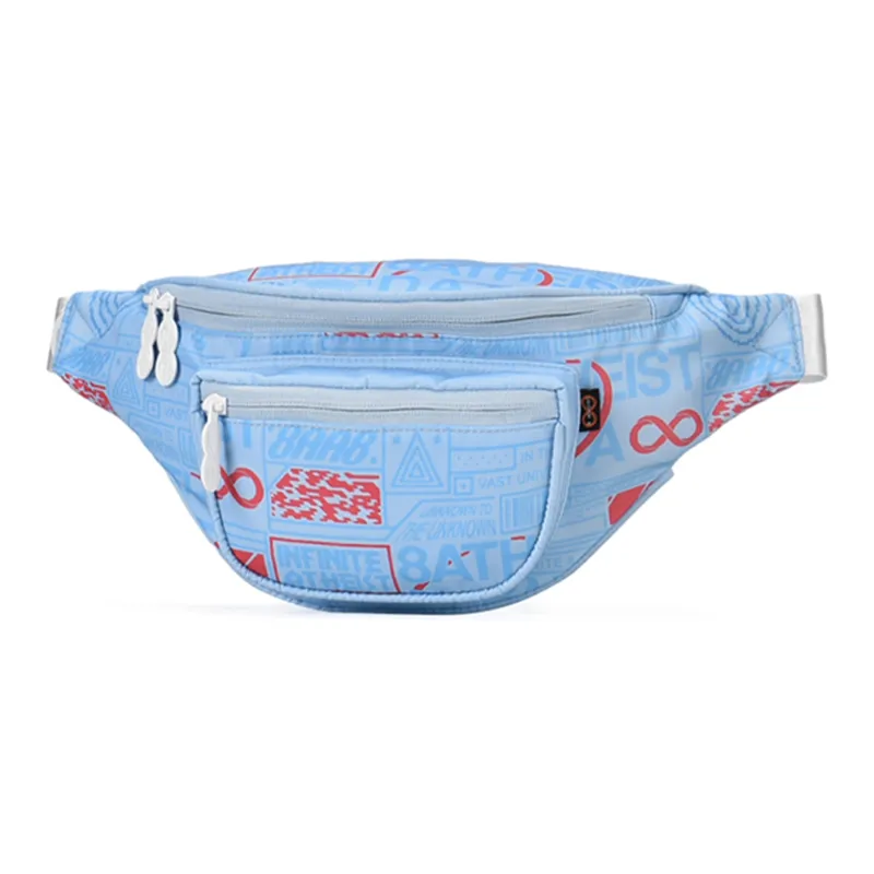 8atheist Polyester One Shoulder Crossbody Bag, Sling Bag, Fanny Pack Regular Unisex Blue-1