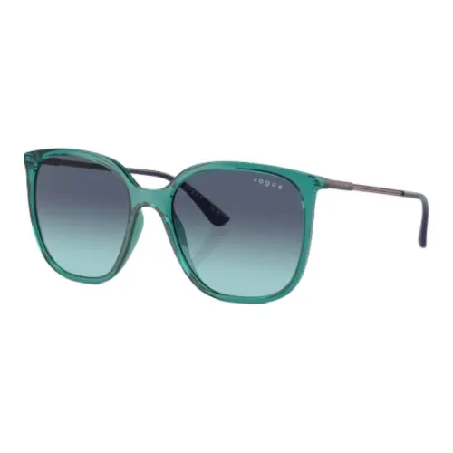 VOGUE Metal Nylon Square Sunglasses Unisex Green