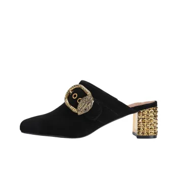 Kurt Geiger London Slip-Resistant Closed Toe Slippers 5.8cm Women's Black