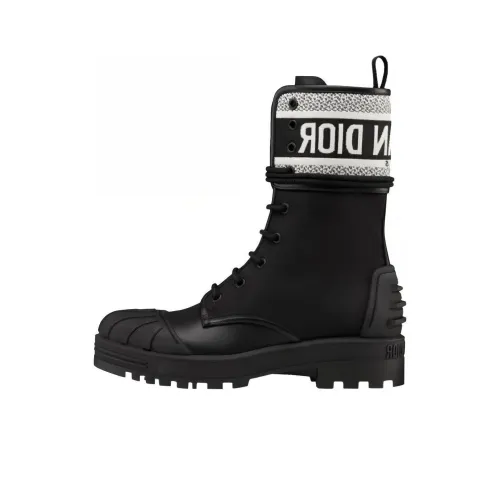 DIOR Women's D-Major Ankle Boot 'Black White'