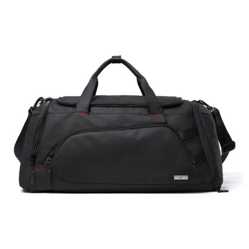 SEPTWOLVES Oxford Handbag Small Travel Bag Luggage Bag Women's QPL Unisex Black