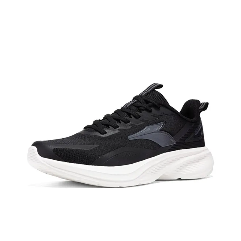 361° Slip Resistant, Abrasion Resistant, Lightweight Low Top Casual Running Shoes Men's Black White-1