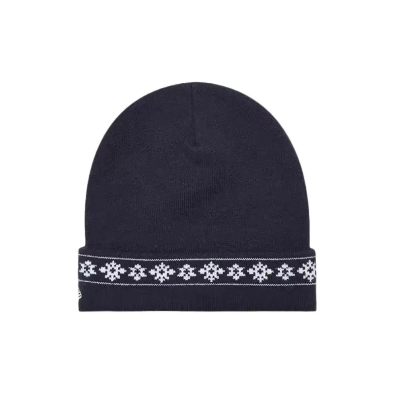 New Era Acrylic Polyamide Elastane Beanies Unisex Navy Blue-1