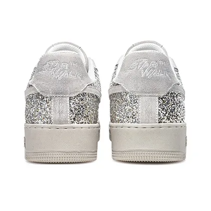 Starwalk Soldier Anti Slip And Wear Resistant Breathable Low Top Skateboard Shoes Unisex Silver-4