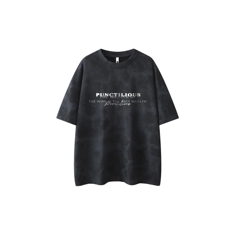 PUNCTILIOUS Short Sleeved T Shirts Unisex-0
