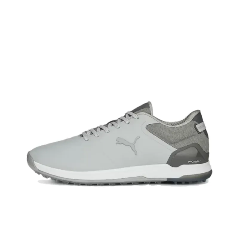 PUMA ProAdapt Alphacat Waterproof And Lightweight Low Top Golf Shoes Men's Gray-0