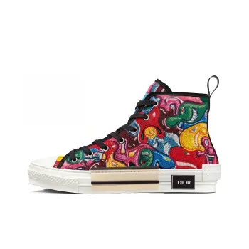 Kenny Scharf x DIOR B23 Stylish Skateboarding Shoes Men's Multicolor