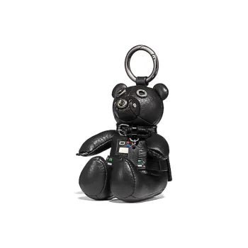 COACH Star Wars Bag Charm Leather With Patent Leather Bear Charm Bag Merchandise Unisex