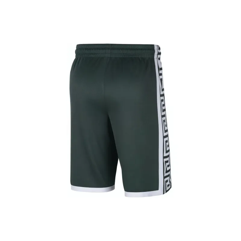 Nike College Dri FIT Michigan State Basketball Shorts Men's Professional Green/White-1