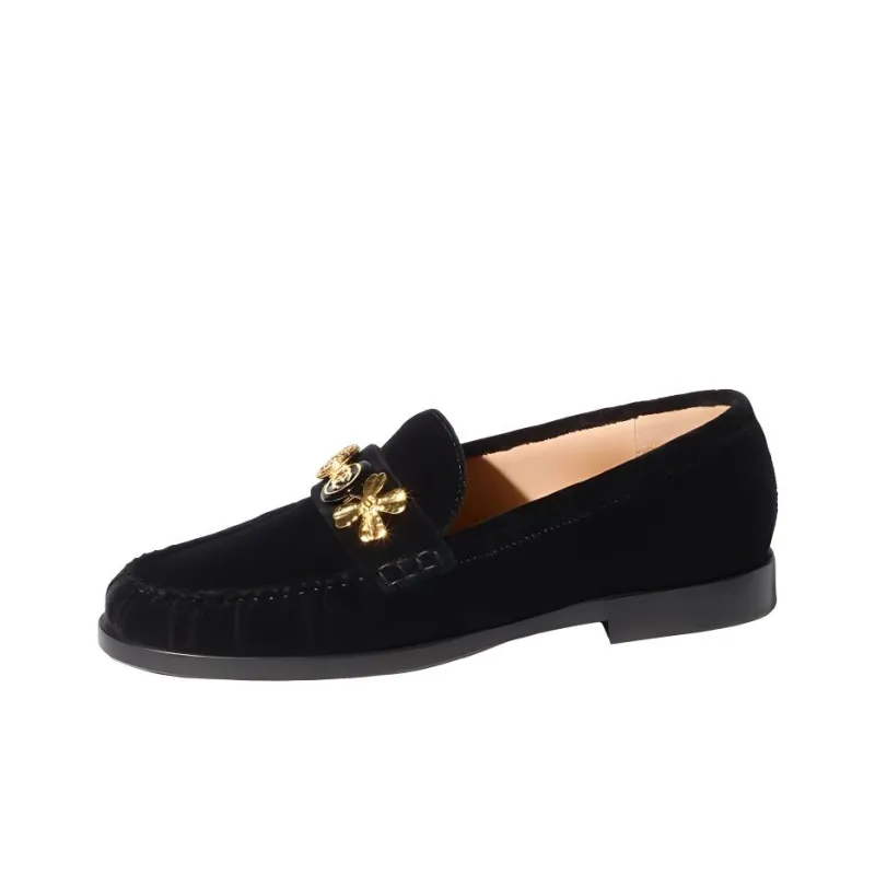 CHANEL Casual Single Shoes Women's Black-0