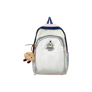 Travel Nylon Backpack Unisex Pink/Gray/Blue/Black