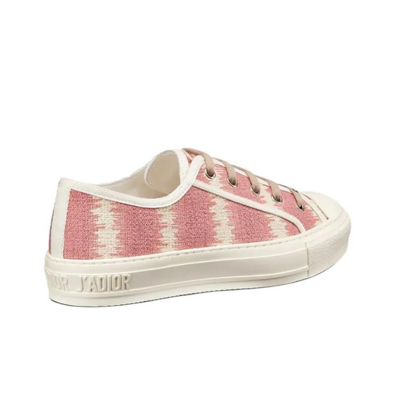 DIOR Walk'n'Dior Platform Shoes Low-Top Stylish Skateboarding Shoes Women's Pink-3