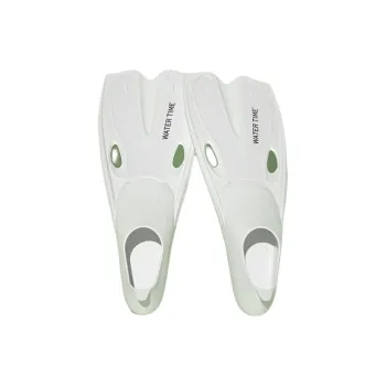 Watertime Diving Flippers Rubber Unisex Raw White