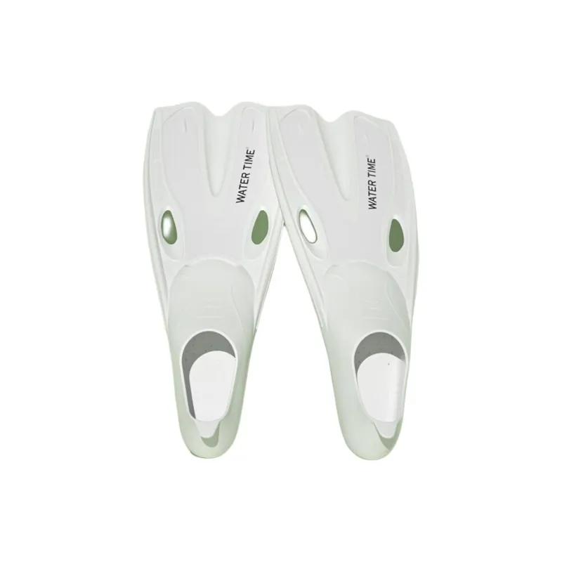 Watertime Diving Flippers Rubber Unisex Raw White-0