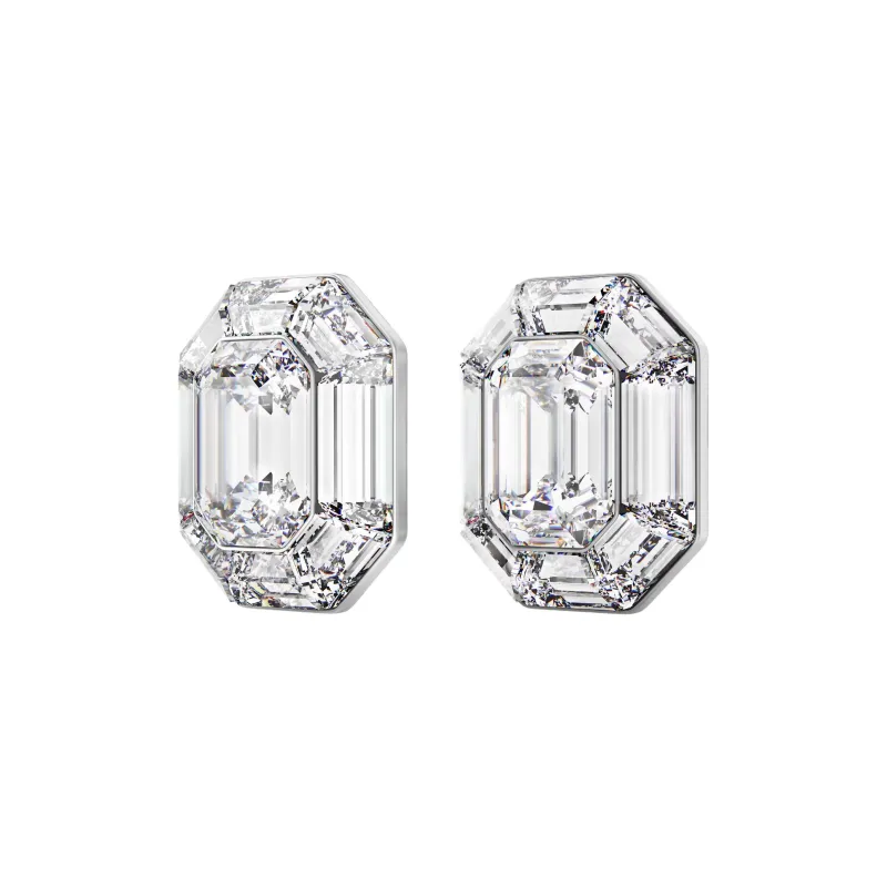 Swarovski Lucent Clip on Earrings-1