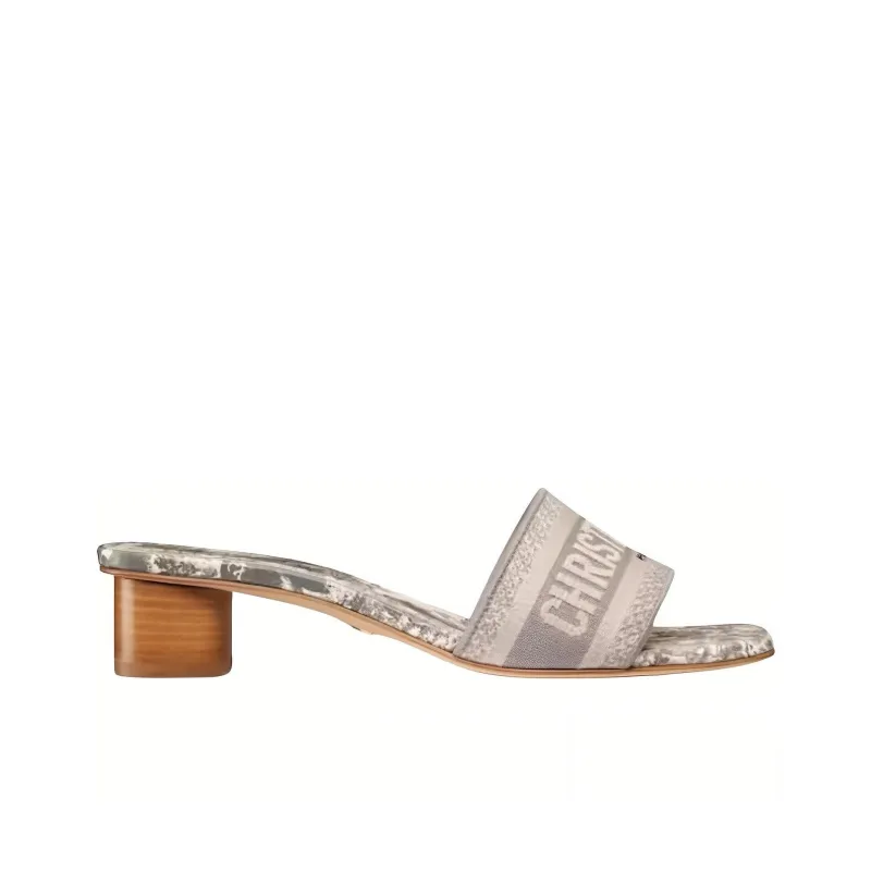 DIOR Dway Antibacterial Slide Slippers Women's Gray-1