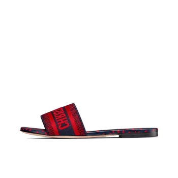 DIOR Dway Slide Slippers Women's Blue Red